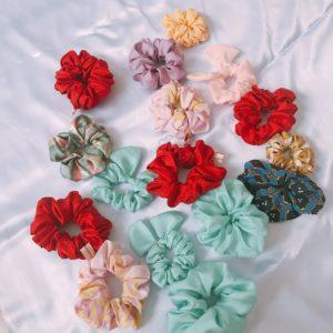 Scrunchies lụa tơ tằm